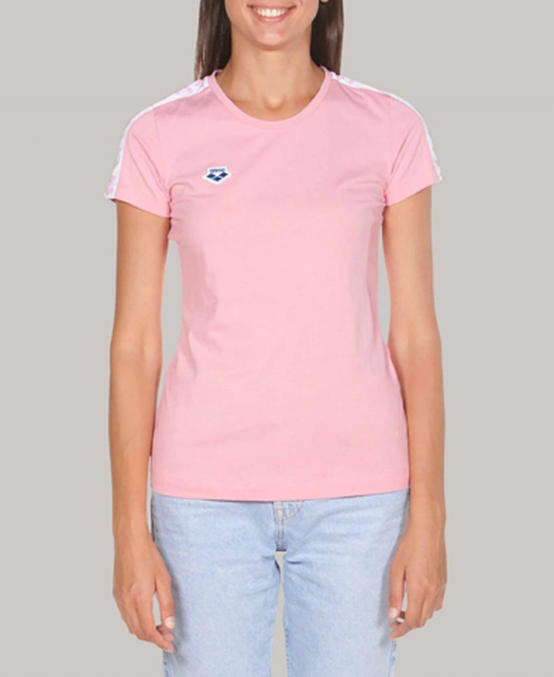 Arena Team T-Shirt Rosa | VXY80O-215