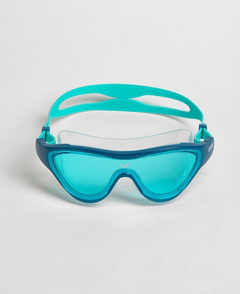 Arena The One Mask Schwimmbrille Blau Türkis | YWF40M-863