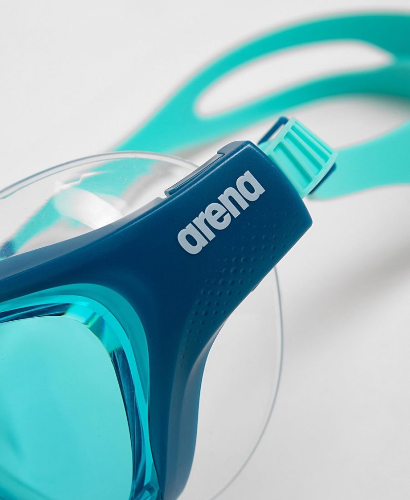 Arena The One Mask Schwimmbrille Blau Türkis | YWF40M-863