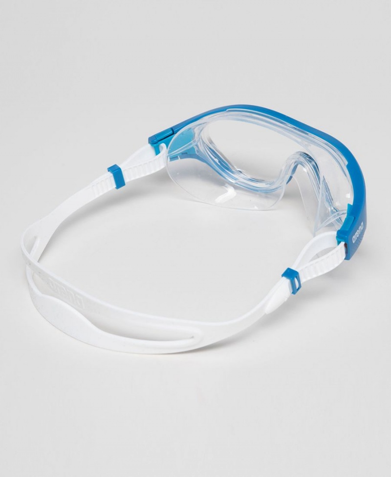 Arena The One Mask Schwimmbrille Blau Weiß | KUQ84D-148