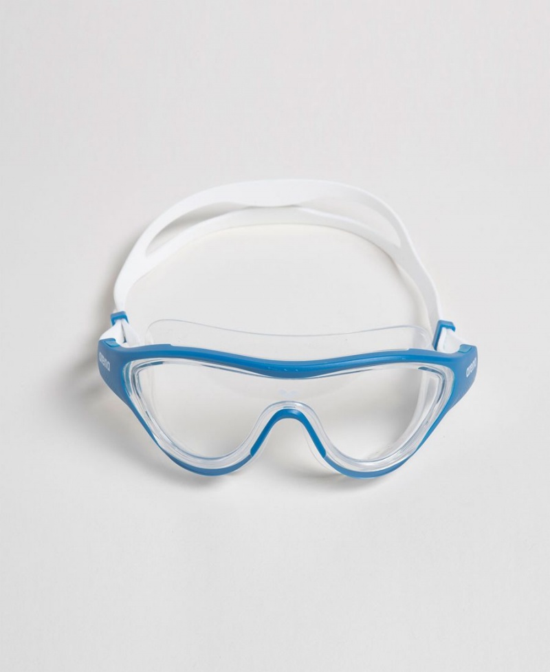 Arena The One Mask Schwimmbrille Blau Weiß | KUQ84D-148