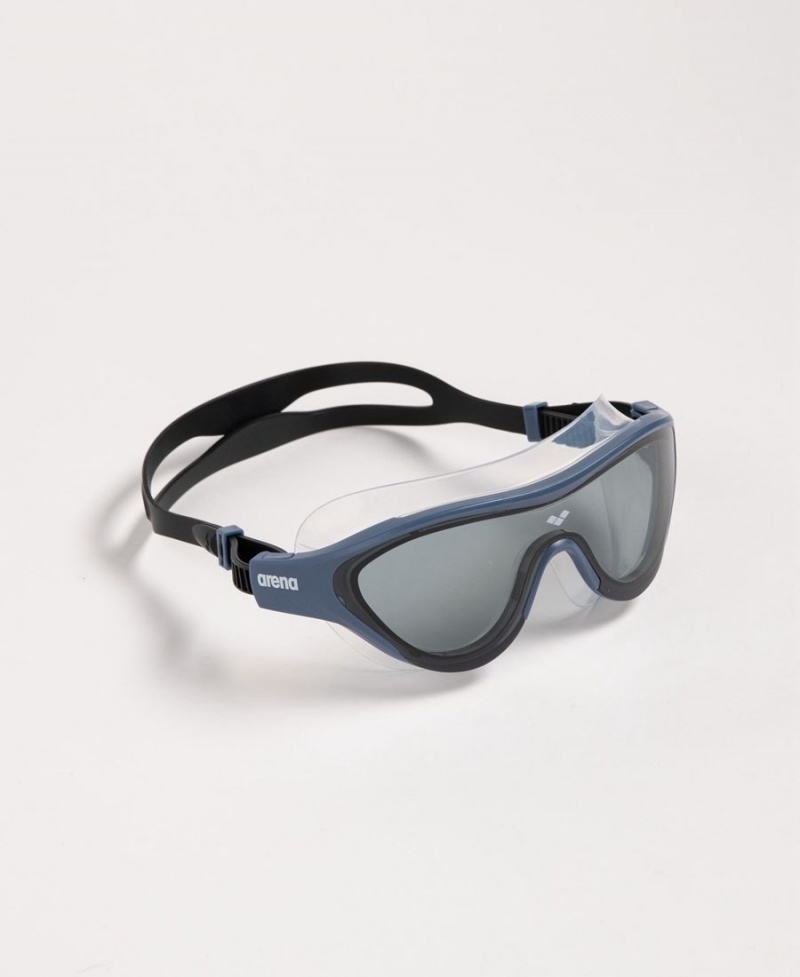 Arena The One Mask Schwimmbrille Grau Navy Schwarz | PGF30B-091