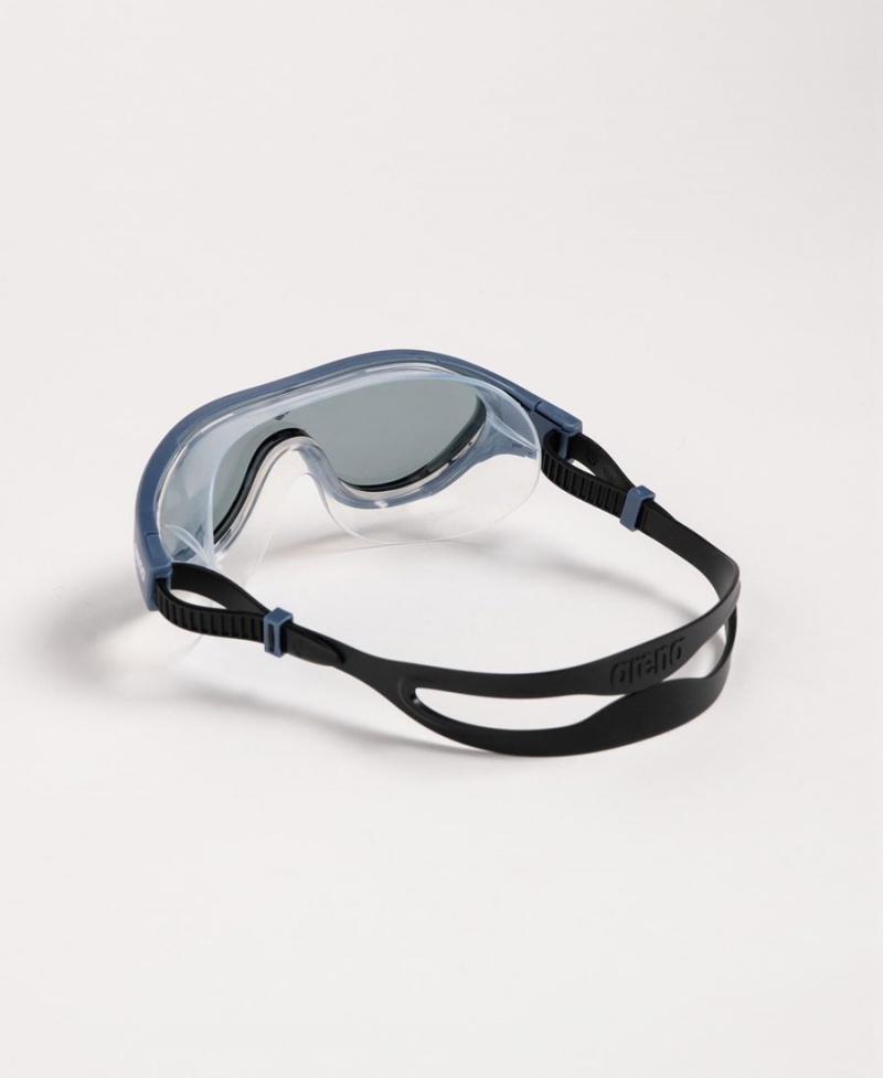 Arena The One Mask Schwimmbrille Grau Navy Schwarz | PGF30B-091