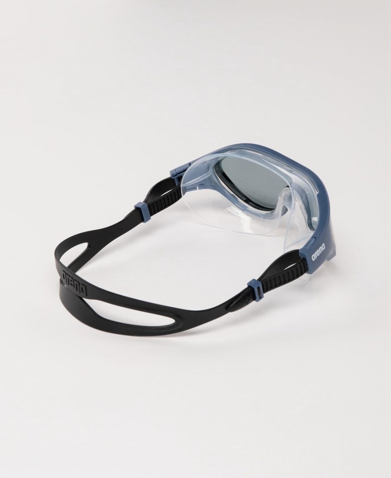 Arena The One Mask Schwimmbrille Grau Navy Schwarz | PGF30B-091