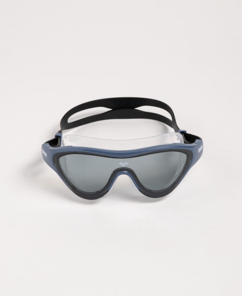 Arena The One Mask Schwimmbrille Grau Navy Schwarz | PGF30B-091