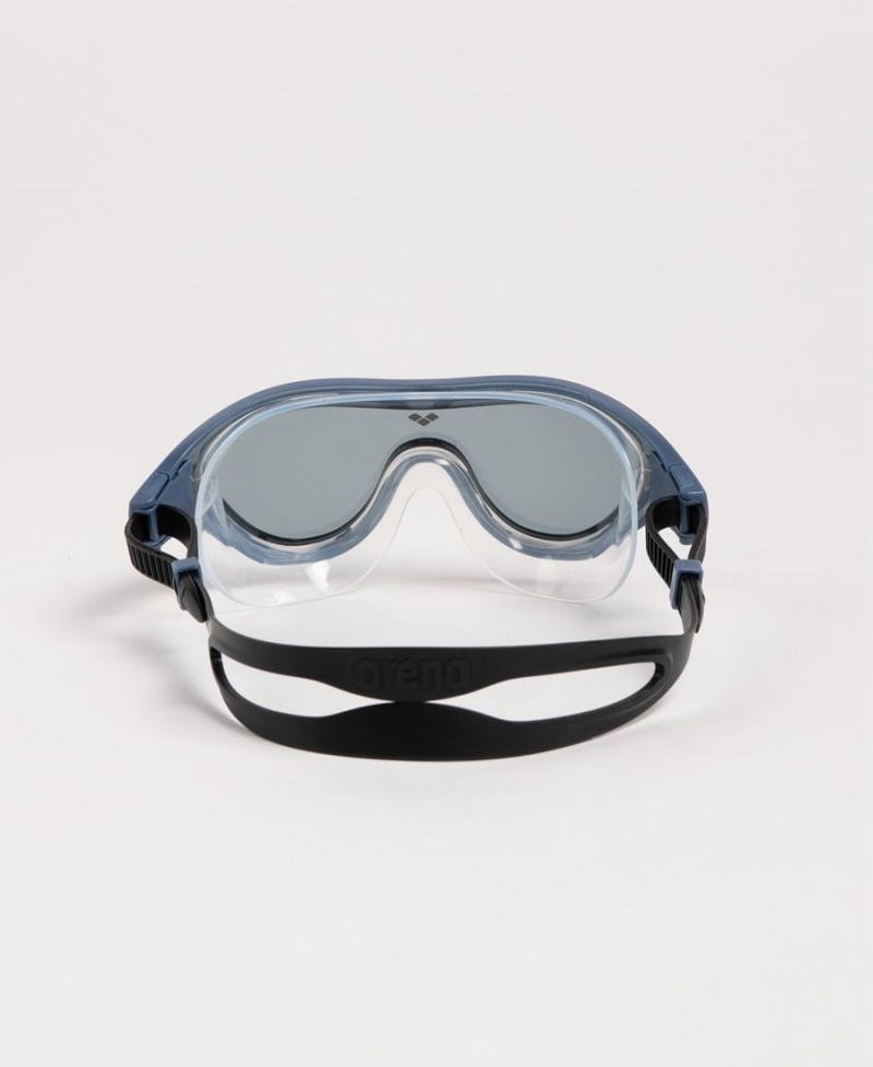 Arena The One Mask Schwimmbrille Grau Navy Schwarz | PGF30B-091