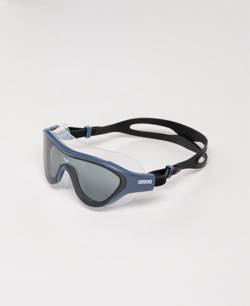 Arena The One Mask Schwimmbrille Grau Navy Schwarz | PGF30B-091