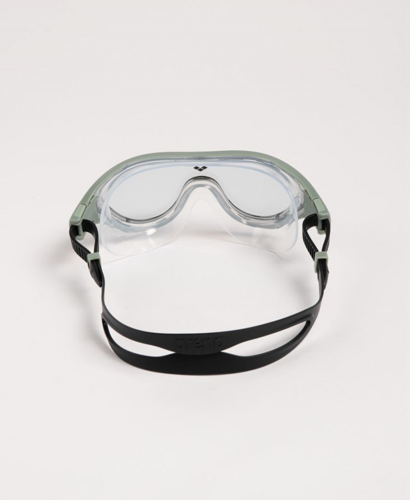 Arena The One Mask Schwimmbrille Grün Schwarz | XOM02P-982