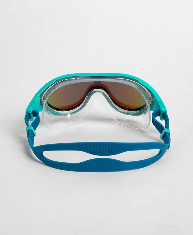 Arena The One Mirror Mask Schwimmbrille Blau Navy | XIJ12R-123