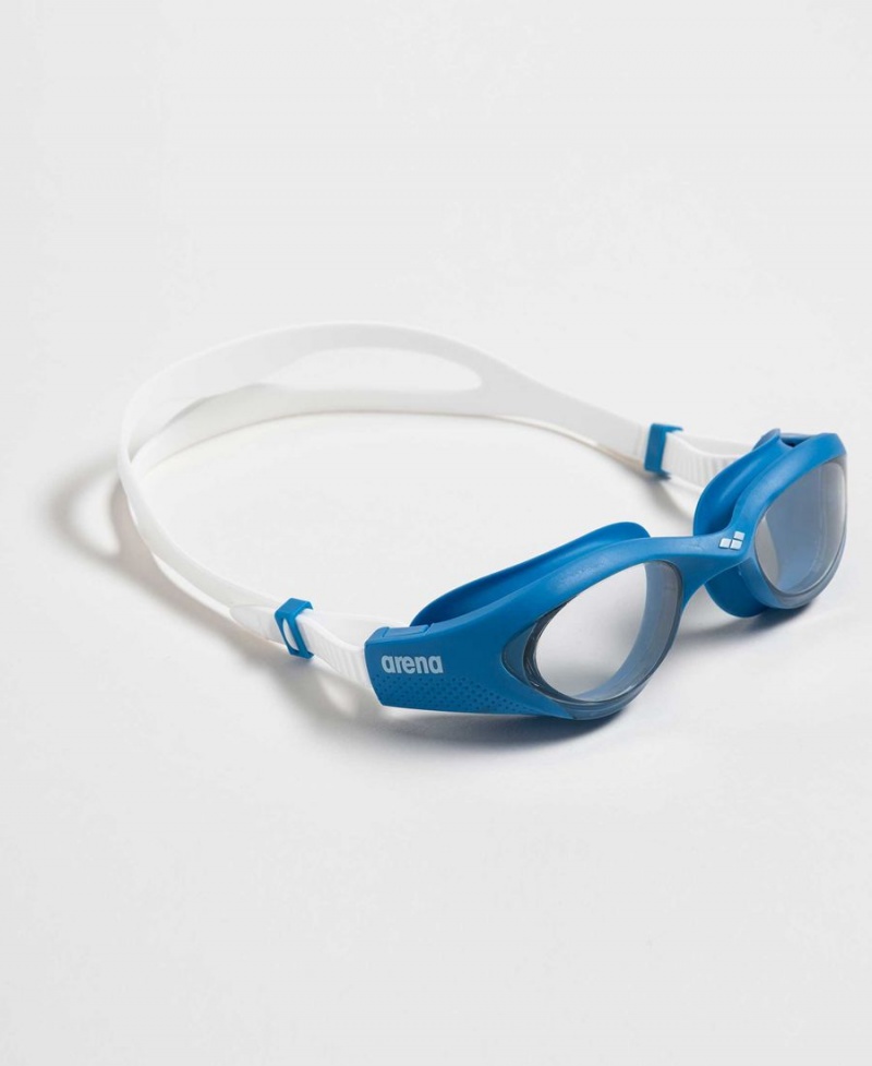 Arena The One Schwimmbrille Grau Blau Weiß | OEB04B-452