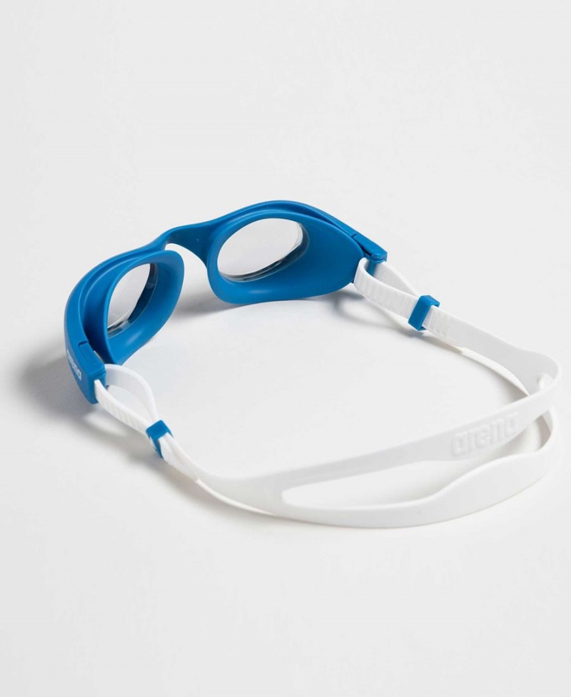 Arena The One Schwimmbrille Grau Blau Weiß | OEB04B-452