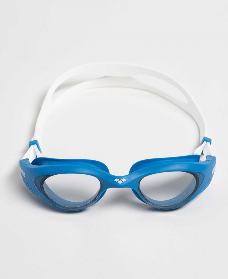 Arena The One Schwimmbrille Grau Blau Weiß | OEB04B-452