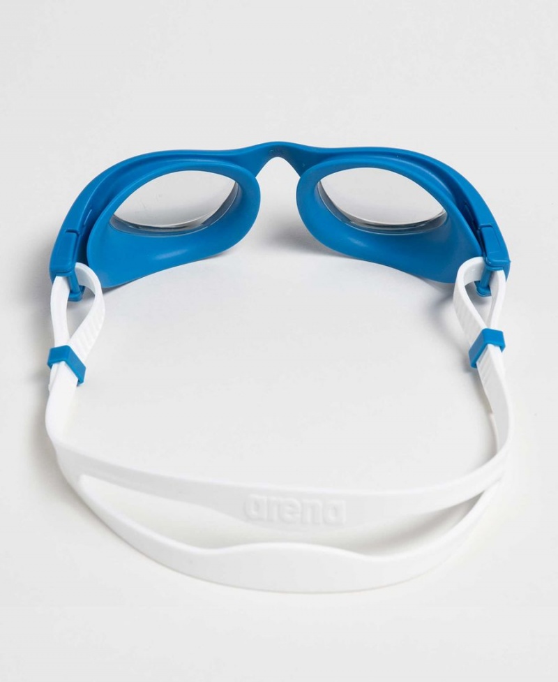 Arena The One Schwimmbrille Grau Blau Weiß | OEB04B-452