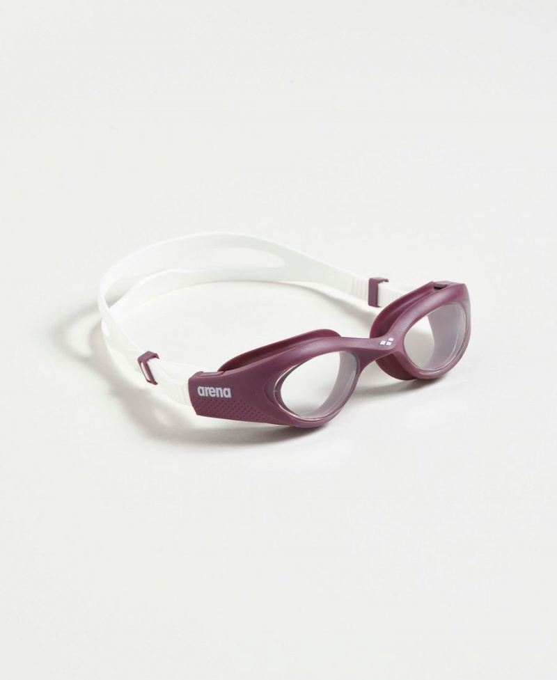 Arena The One Women Schwimmbrille Bordeaux Weiß | EIQ49H-694