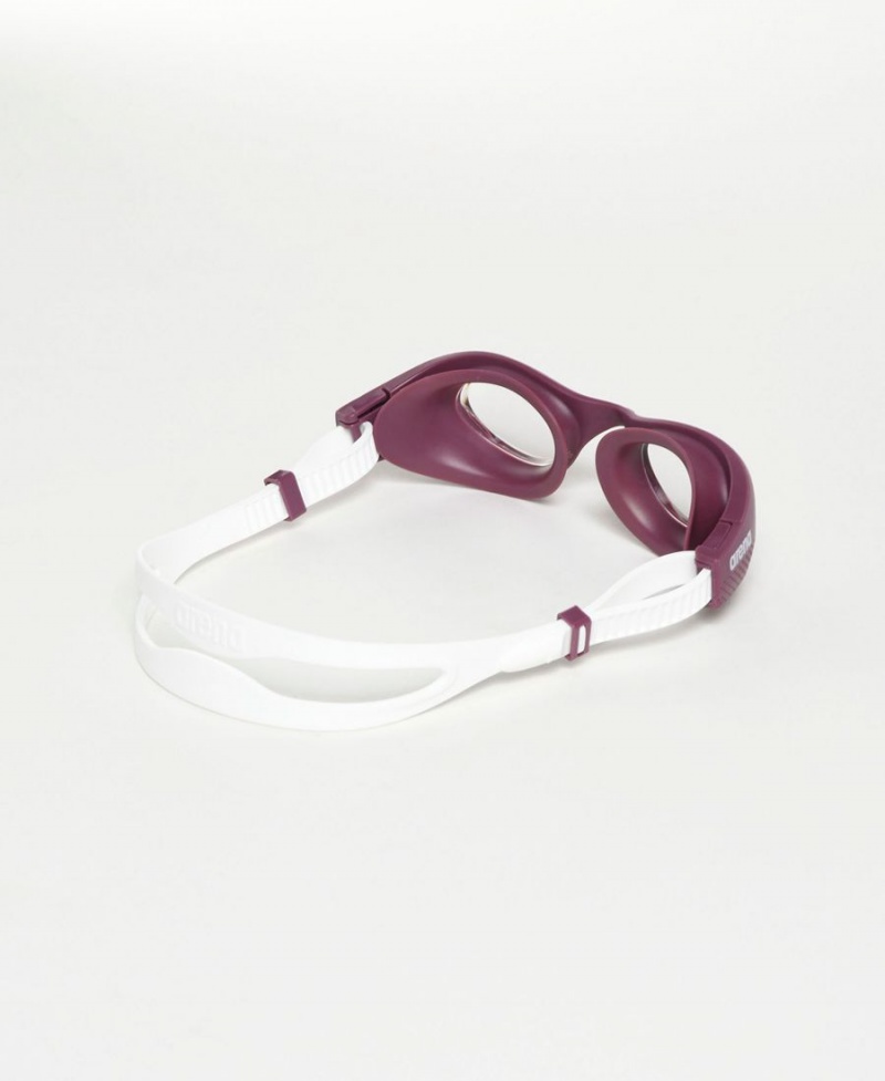 Arena The One Women Schwimmbrille Bordeaux Weiß | EIQ49H-694