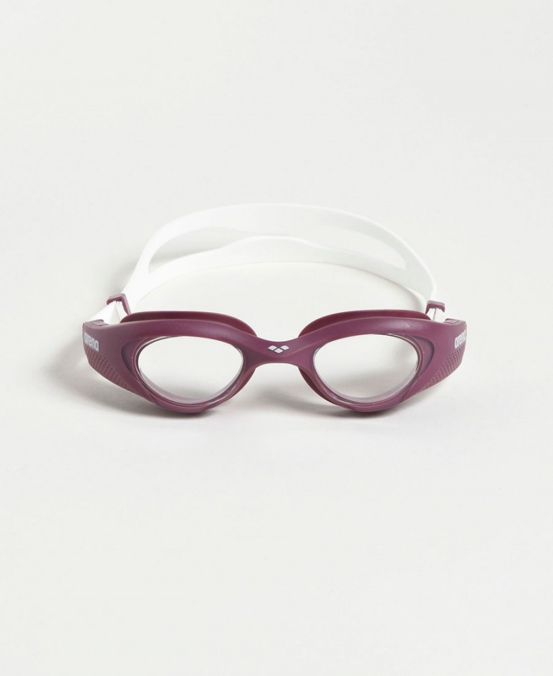 Arena The One Women Schwimmbrille Bordeaux Weiß | EIQ49H-694