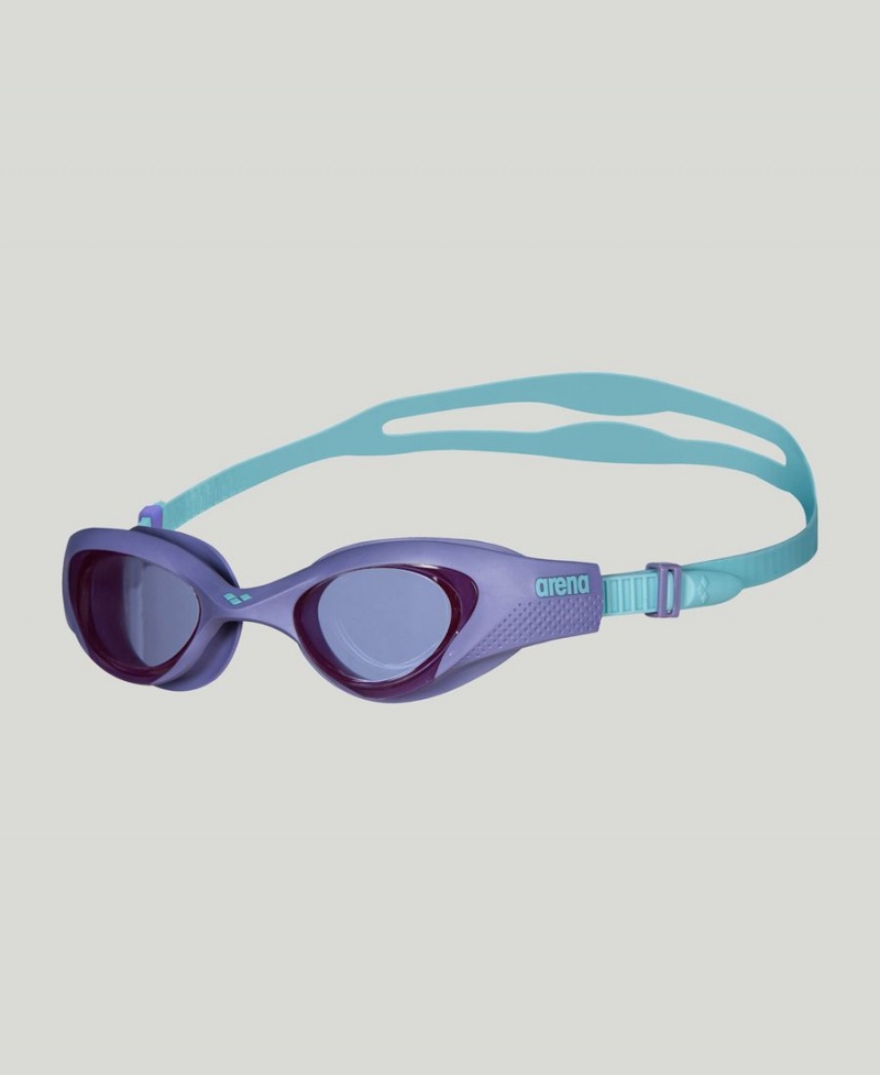 Arena The One Women Schwimmbrille Grau Lila Türkis | QXL29E-571