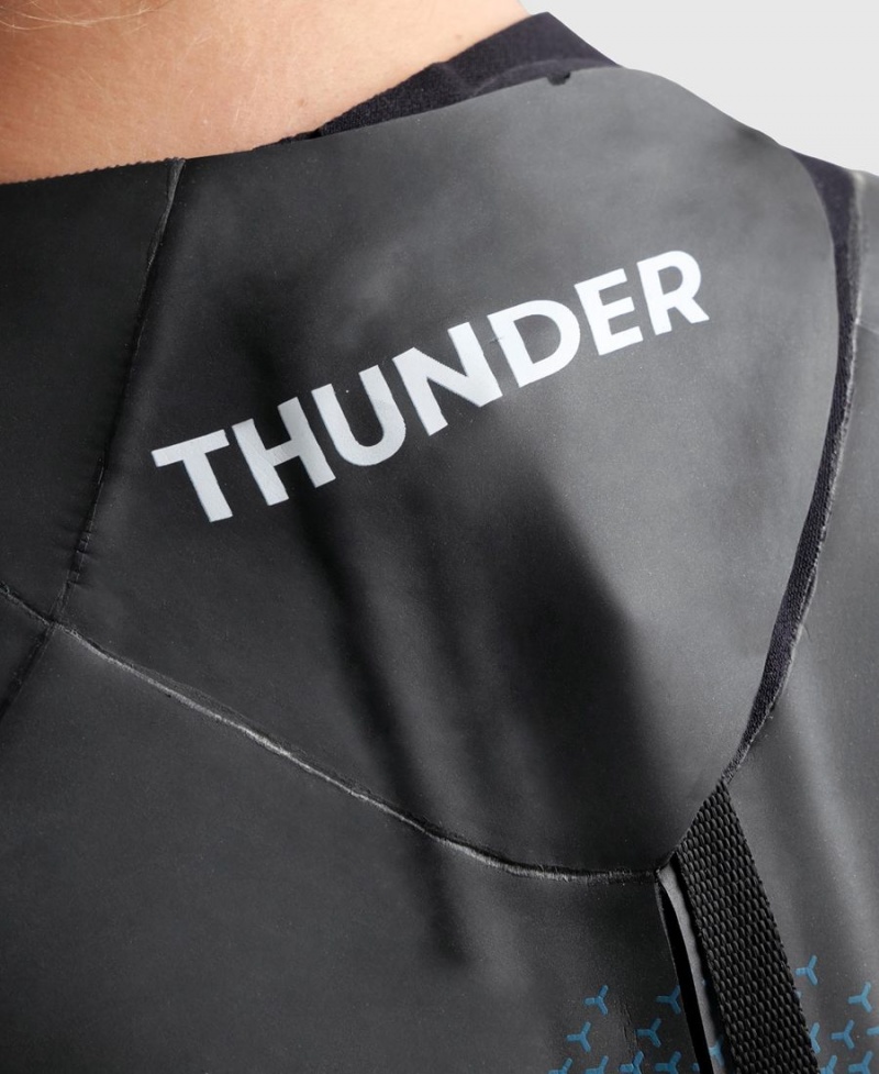 Arena Thunder Wettkampfanzug Schwarz Blau | DQL62M-678