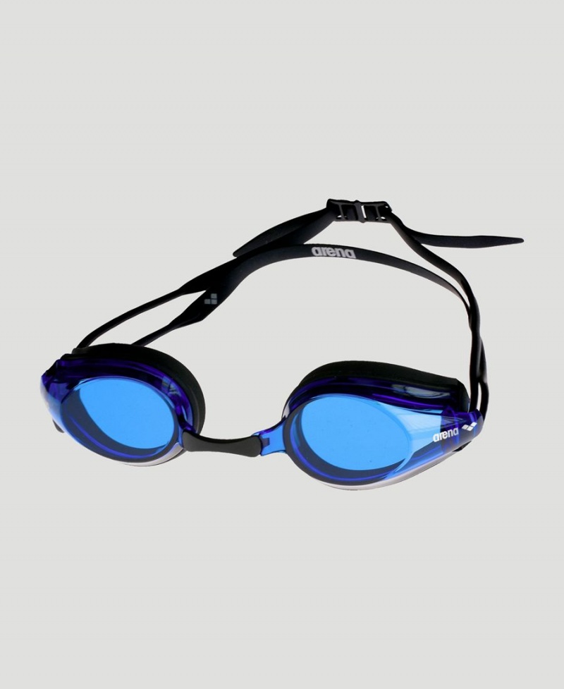 Arena Tracks Schwimmbrille Schwarz Blau | AGG28U-797