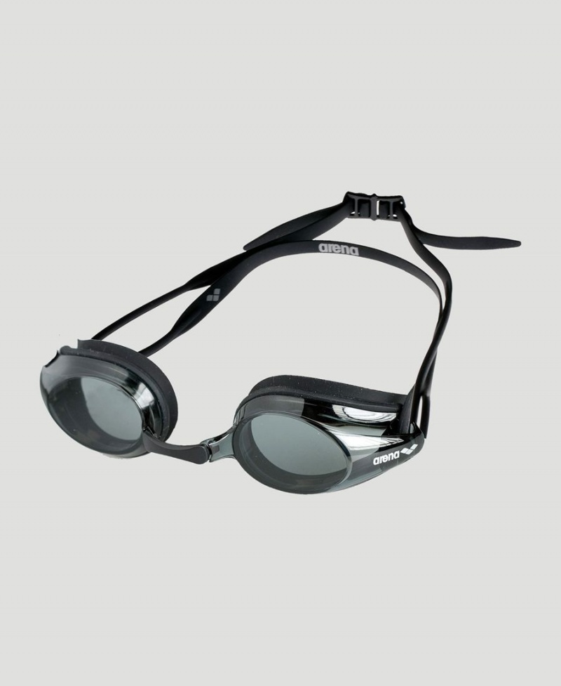 Arena Tracks Schwimmbrille Schwarz Grau | XUI37D-743