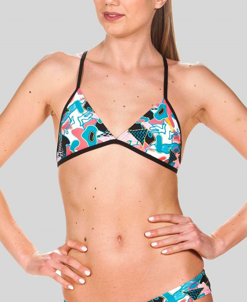 Arena Triangle Feel Bikinioberteil Schwarz Mehrfarbig | RFW84T-629