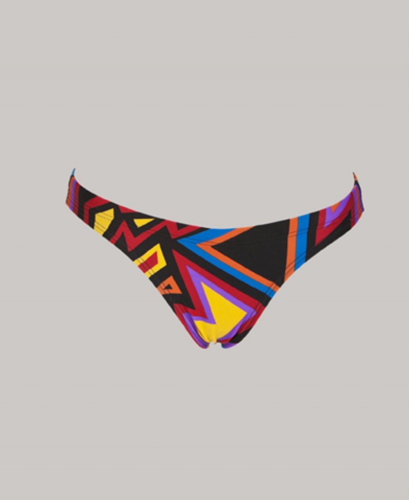 Arena Tulum Bikinihose Schwarz Mehrfarbig | OIR80D-232