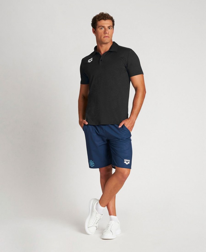 Arena USA Tech Poloshirt Schwarz | MDC70M-374