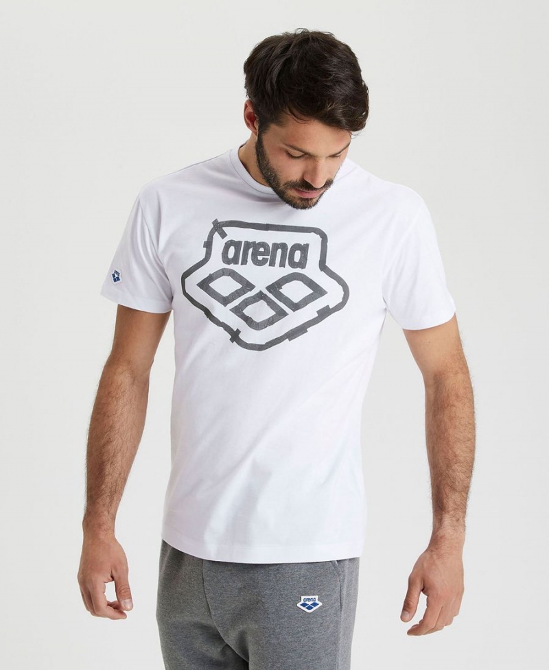 Arena Uni T-Shirt Weiß | RDP14V-847