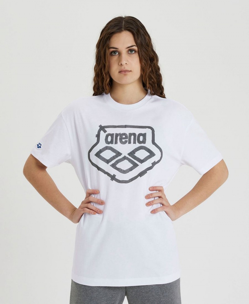 Arena Uni T-Shirt Weiß | RDP14V-847