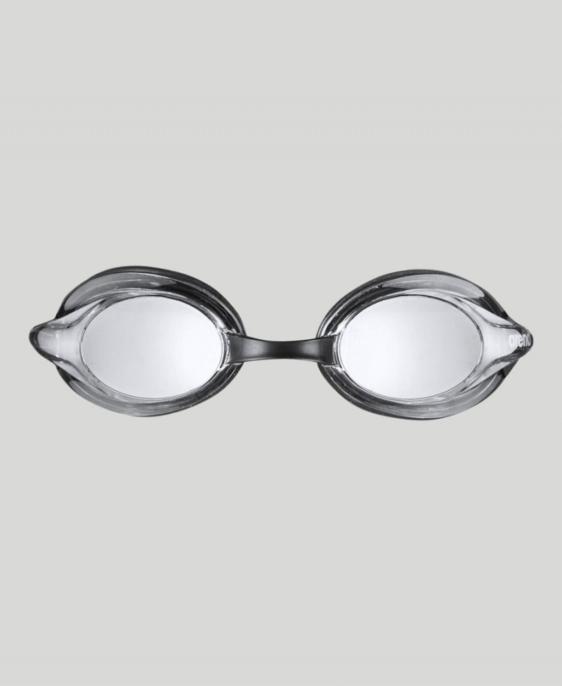 Arena Versus Mirror Schwimmbrille Silber Schwarz | GAP90R-785