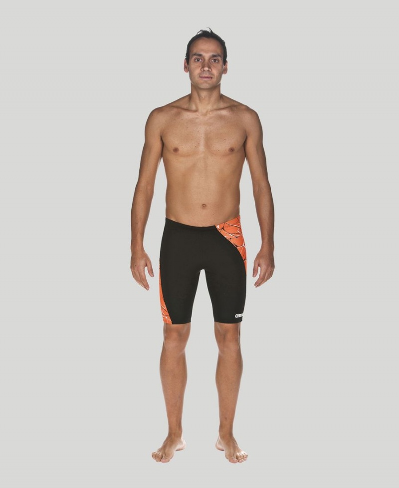 Arena Wasser Jammer Schwarz Orange | ZYT44Y-057