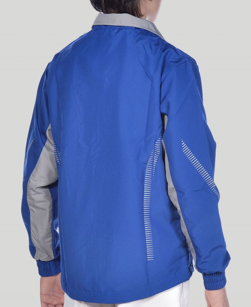 Arena Youth Team Line Warm-Up Jacke Blau | FXQ08M-602