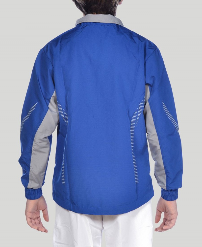 Arena Youth Team Line Warm-Up Jacke Blau | FXQ08M-602