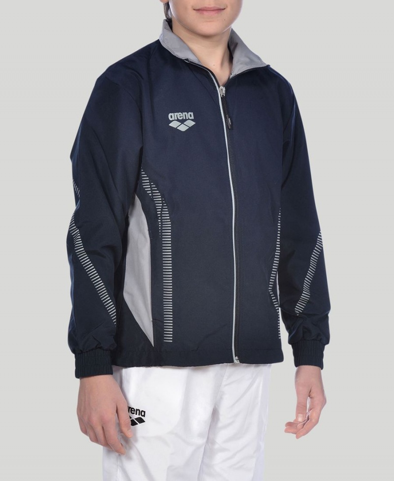 Arena Youth Team Line Warm-Up Jacke Navy | CLY97G-835